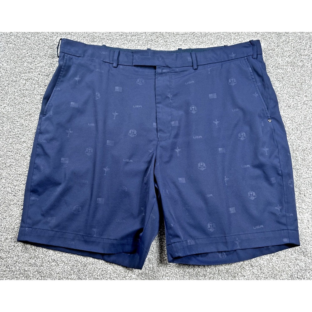 RLX Ralph Lauren Golf Shorts Men's 42 Navy Ryder Cup 2020 USA Performance